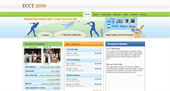 Desktop Screenshot of ecct.crickees.com